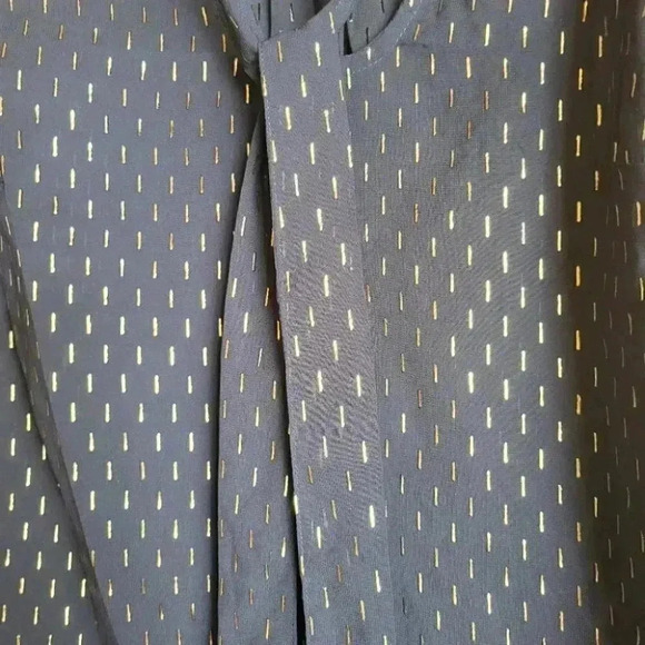 Merona Navy & Gold Summer  Top med - Picture 5 of 6